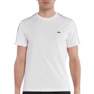 T-shirt Blanc Homme Lacoste TH7404