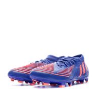 Chaussures de foot Bleu/Rouge Adidas Predator Edge.2 FG vue 6