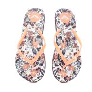 Tongs Blanc/Orange Femme Roxy Seagive vue 3