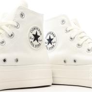 Baskets Blanches Femme Converse Chuck Taylor All Star Perles vue 7