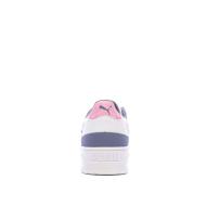 Baskets Blanc/Mauve/Rose Fille Puma Shuffle Downtown vue 3