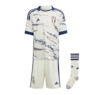 Italie Mini-Kit Extérieur Blanc Junior Adidas 22/23 pas cher