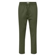 Pantalon fluide Kaki Homme Only & Sons Capri