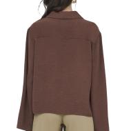 Blusa marrón de mujer JDY Eira ver 2