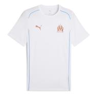 OM T-Shirt Blanc/Bleu Homme Puma Casuals pas cher