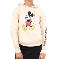 Sweat à Capuche Beige Disney Mickey One & Only pas cher