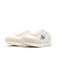 Baskets Blanches/Beiges Femme Calvin Klein Jeans Retro vue 6