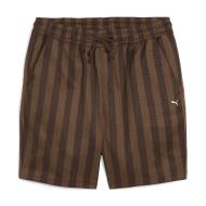 Short Marron à rayures Homme Puma The Players Lane pas cher