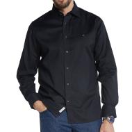 Chemise Noire Homme Tommy Hilfiger Flex Widespread