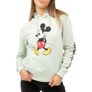 Sweat à Capuche Vert Femme Disney Mickey One & Only pas cher