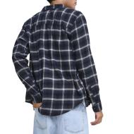 Chemise à carreaux Bleu Marine Homme Jack & Jones Flannel vue 2