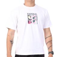 T-Shirt Blanc Homme Kaporal TYSONE