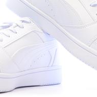 Baskets Blanches Homme Puma Rebound V6 Low34 vue 7