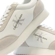 Baskets Blanches/Grises Homme Calvin Klein Jeans YM0YM00746 vue 7
