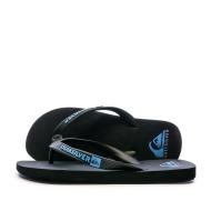 Tongs Noir/Bleu Garçon Quiksilver Java