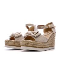 Sandales Compensées Beige Femme Beppi vue 6