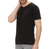 Lot de trois T-Shirt Blanc/Noir/Gris Homme Tommy Hilfiger Stretch vue 2