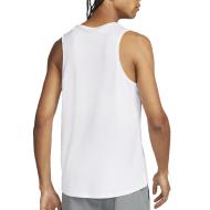 Débardeur Blanc Homme Nike Miler vue 2