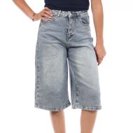 Bermuda Bleu Clair Femme Monday Premium MUL pas cher