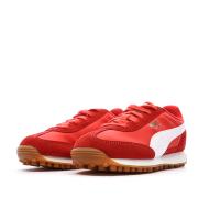 Baskets Rouges/Blanches Garçon Puma Easy Rider vue 6