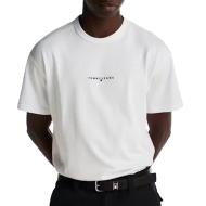 T-Shirt Blanc Homme Tommy Hilfiger Linear0