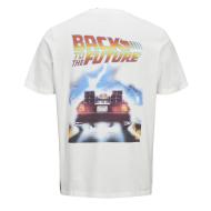 T-shirt Écru Homme Jack & Jones Back vue 2