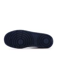 Baskets Blanches/Noires/Bleu Garçon Nike Court Borough vue 5