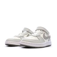 Baskets Blanches/Grises Garçon Nike Court Borough Low vue 6