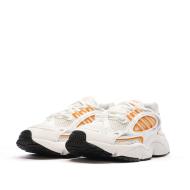 Baskets Blanches/Oranges Femme Adidas Ozmillen vue 6