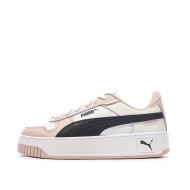 Baskets Blanc/Rose/Noir Femme Puma Carina Street