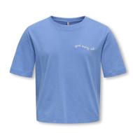 T-Shirt Bleu Fille Kids ONLY Kogrex pas cher