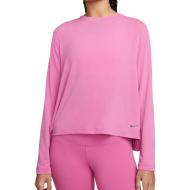 T-shirt Manches Longues Rose Femme Nike Ny pas cher