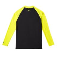 Lycra Manches Longues Noir/Jaune fluo Garçon O'Neill Cali vue 2