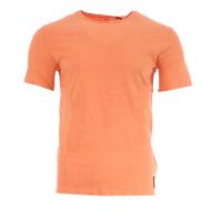 T-shirt Orange Homme Guess Dustin