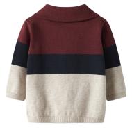 Pull Beige/Marine/Bordeaux Garçon Name it Knit vue 2