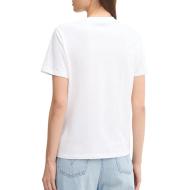 T-Shirt Blanc Femme Calvin Klein Jeans Classic vue 2