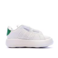 Baskets Blanches/Verte Garçon/Fille bébé Adidas Advantage vue 2