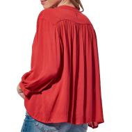Chemise Rouge Femme Kaporal Jesso vue 2