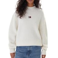 Pull Blanc Femme Tommy Hilfiger DW0DW22109 pas cher