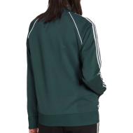 Veste de survêtement Verte Femme Adidas Tracktop vue 2