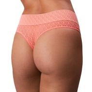 Slip Pink Koralle Frau Calvin Klein Jeans Brazilian Ansicht 2