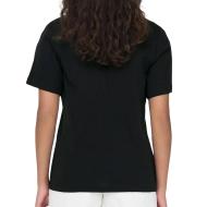 T-shirt Noir Femme JDY Pisa vue 2