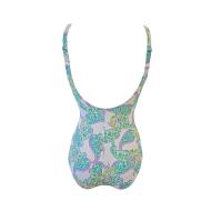 Maillot de bain Vert/Blanc/Rose Femme Grain de Sable Naka vue 2