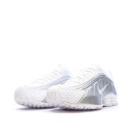 Baskets Blanches Homme Nike Shox R4 vue 6