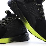Baskets Noires/Jaunes Fille Kappa San Puerto Laces vue 7