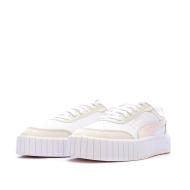 Baskets Blanc/Rose/Ecru Femme Puma Carina Mia vue 6