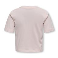 T-Shirt Rose clair Fille Kids ONLY Kogrex vue 2