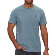 T-shirt Bleu Clair Homme Calvin Klein Jeans Embro Badge
