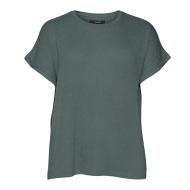 T-shirt Fluide Vert Femme Vero Moda Brianna vue 2