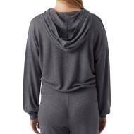Sweat à Capuche Gris Femme Mamalicious Cassie vue 2